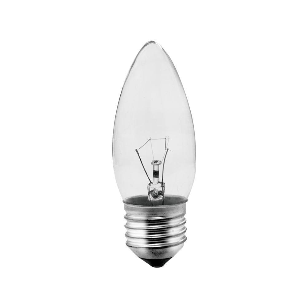 Lâmpada Incandescente Taschibra Vela Clara 25W E14 220V