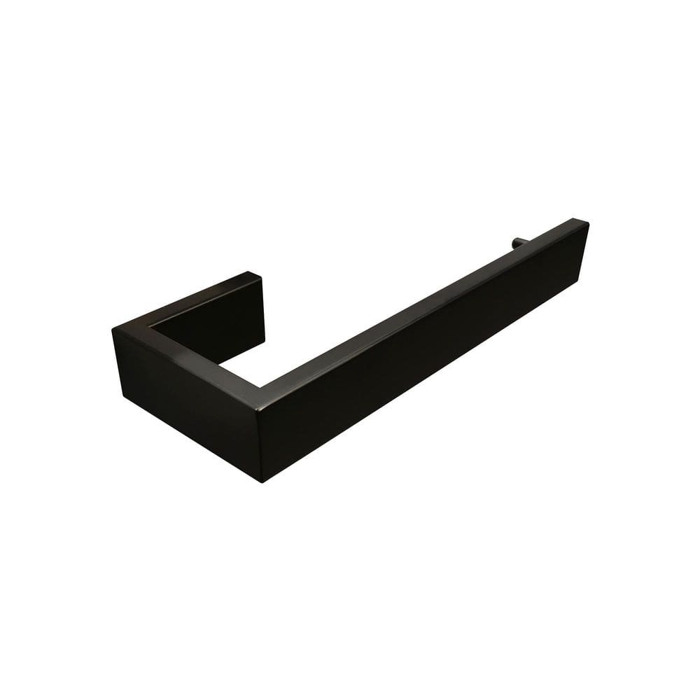 Toalheiro De Rosto Quadrado Inox Preto