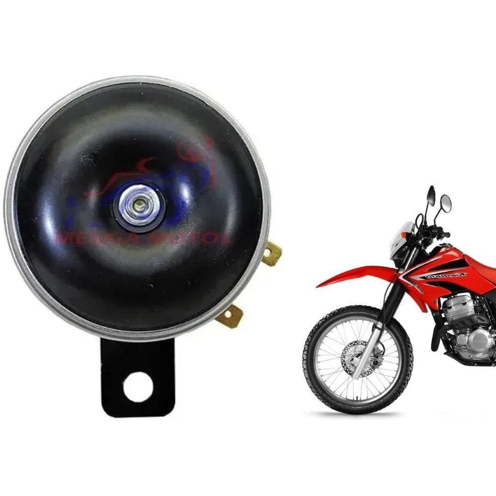 Buzina Alta 12V Moto Twister Tornado Cb 300 Xre 300 Cb 500