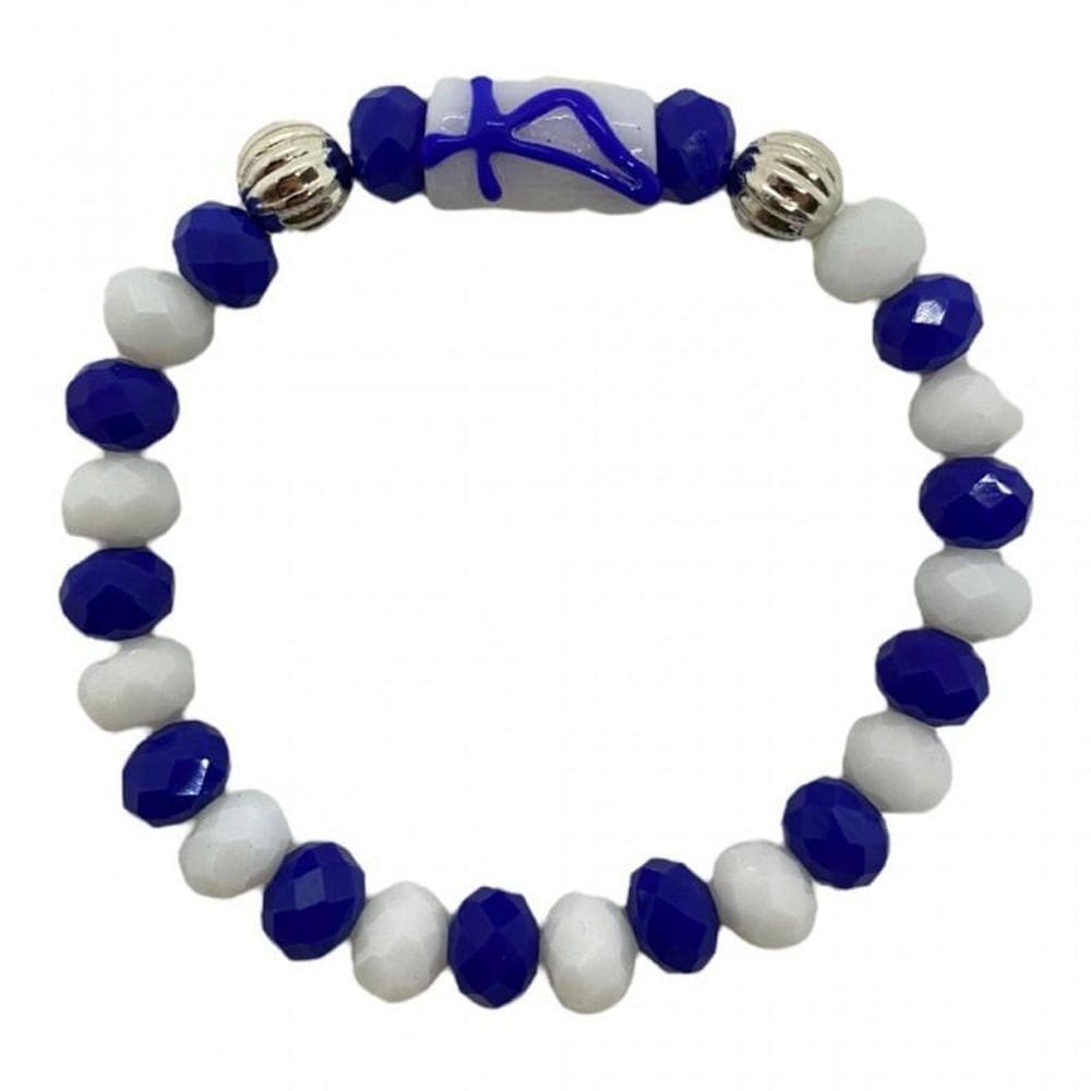 Pulseira Oxaguiâ Firma Cristal E Silicone