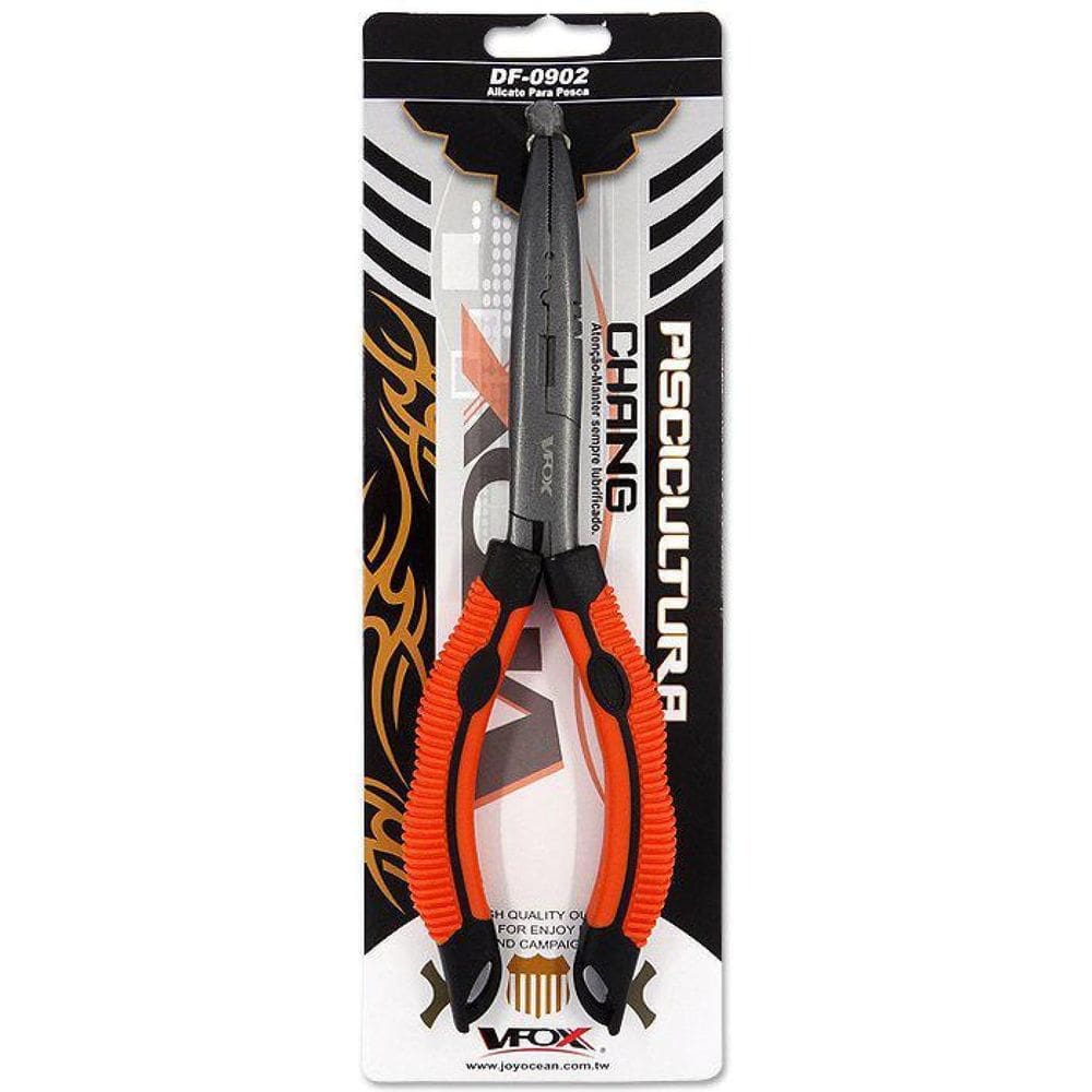 Alicate Para Pesca Multiuso Bico Curvo Aço V-Fox Df-0902