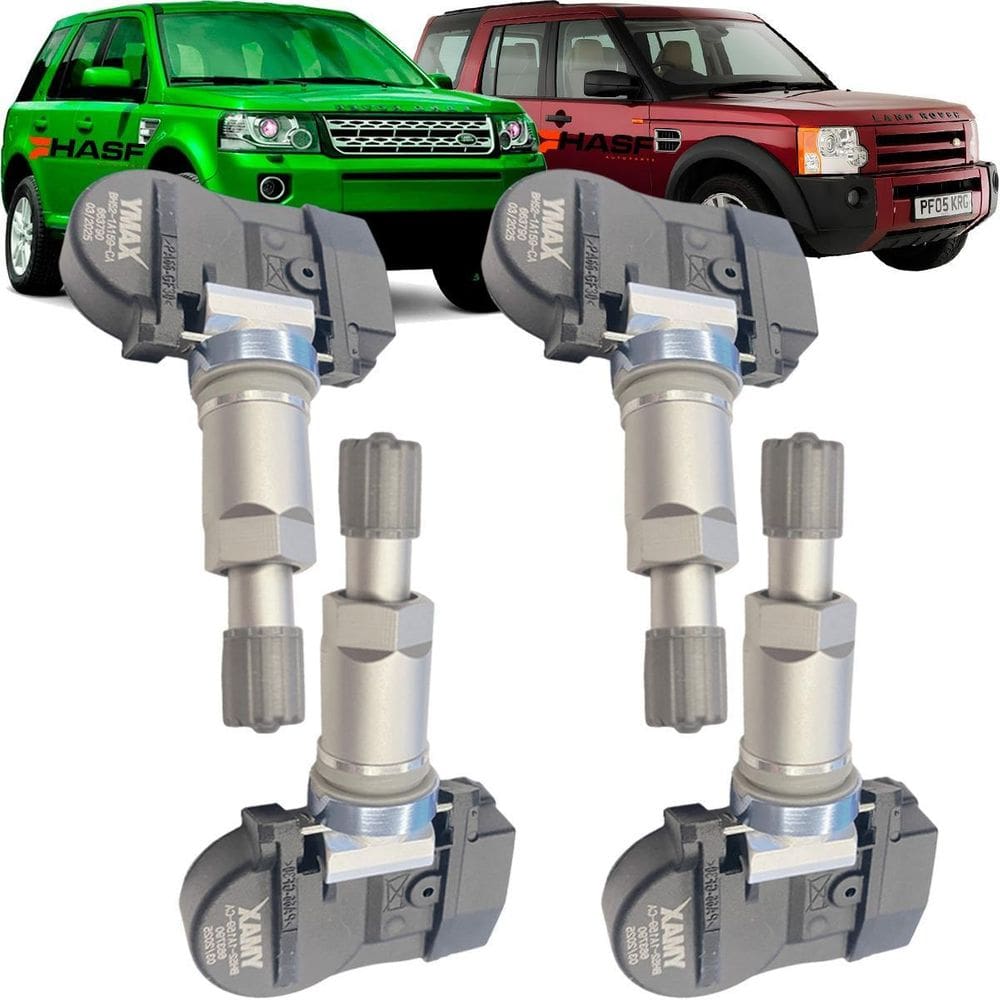 Kit 4 Sensor Pressão Pneu Tpms Land Rover Discovery Jaguar