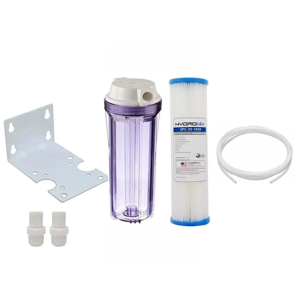 Carcaça Transparente 10 Com Suporte Refil Plissado 50 Micra