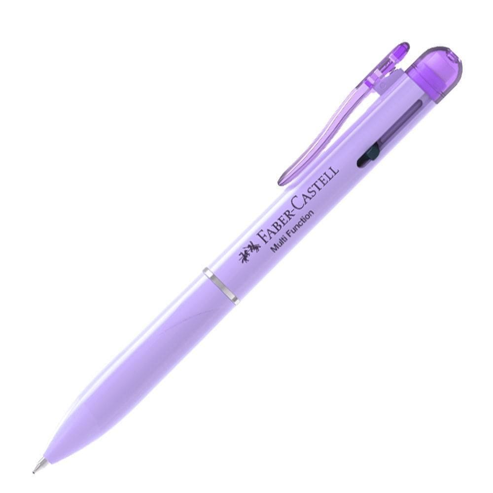 Caneta Lapiseira Esferográfica 0.7 Roxo 01Und Faber Castell