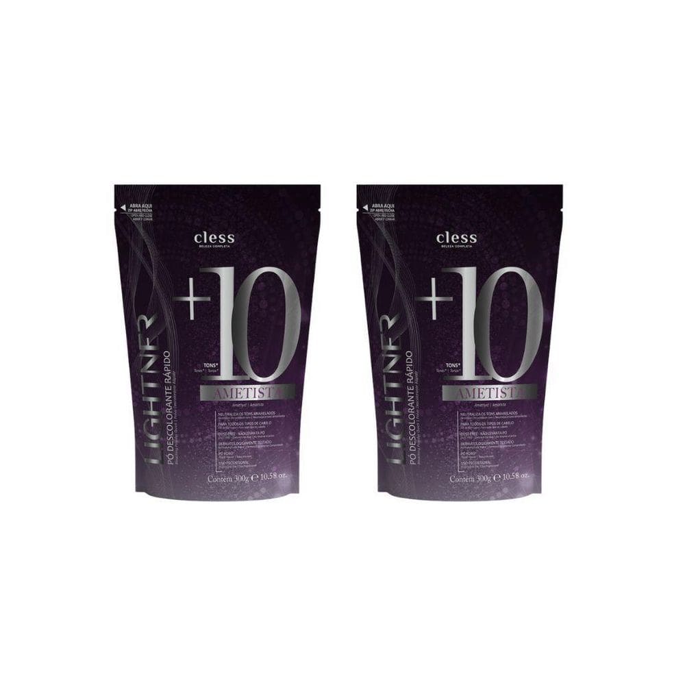 Po Descolorante Lightner Ametista 300G - Kit Com 2Un