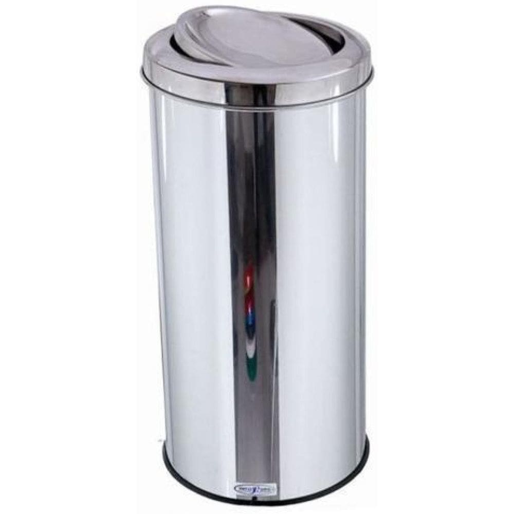 Lixeira Inox 30 Litros Com Tampa Vai-E-Vem