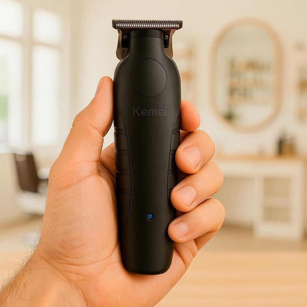 Maquina Kemei Para Cortar Barba Precisa