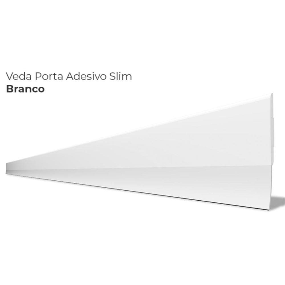 Veda Porta Slim 80Cm Branco Comfort Door