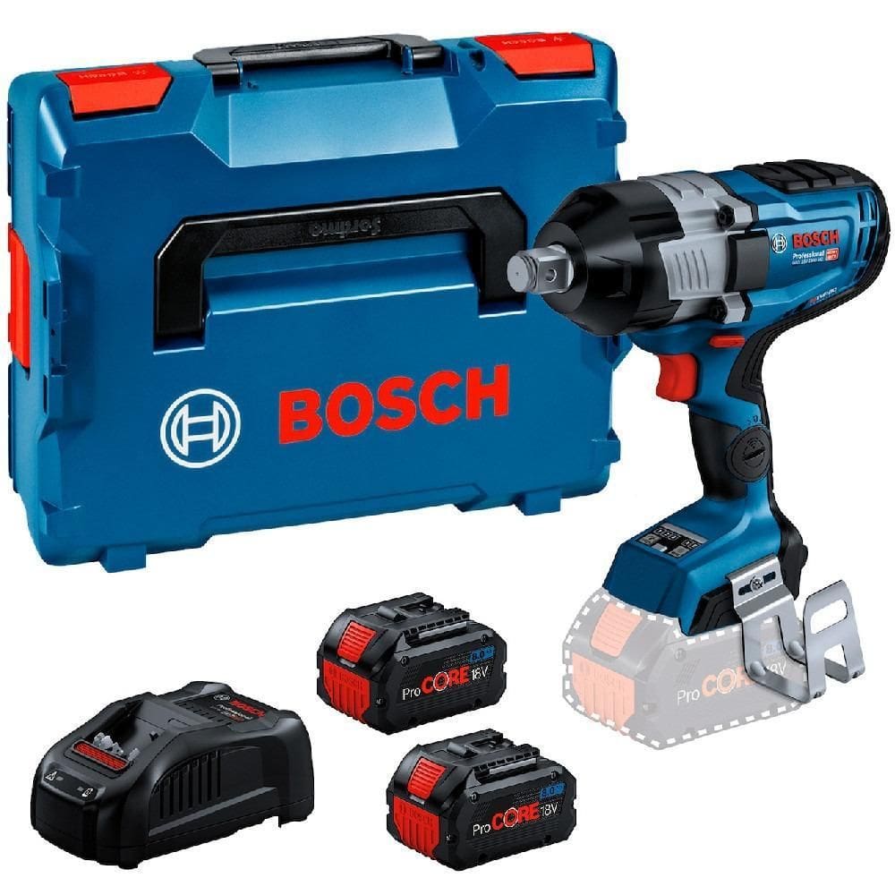 Chave Impacto 18V 8Ah 3/4Pol C/2 Bateria Gds18V-1600Hc Bosch