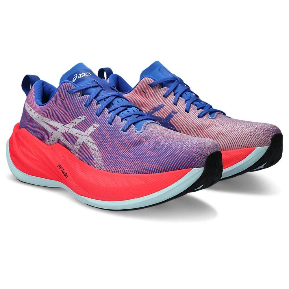 asics SUPERBLAST ランニングシューズ ブルー/ピンク29センチ Tênis Asics Superblast Feminino - Rosa+Azul | Extra