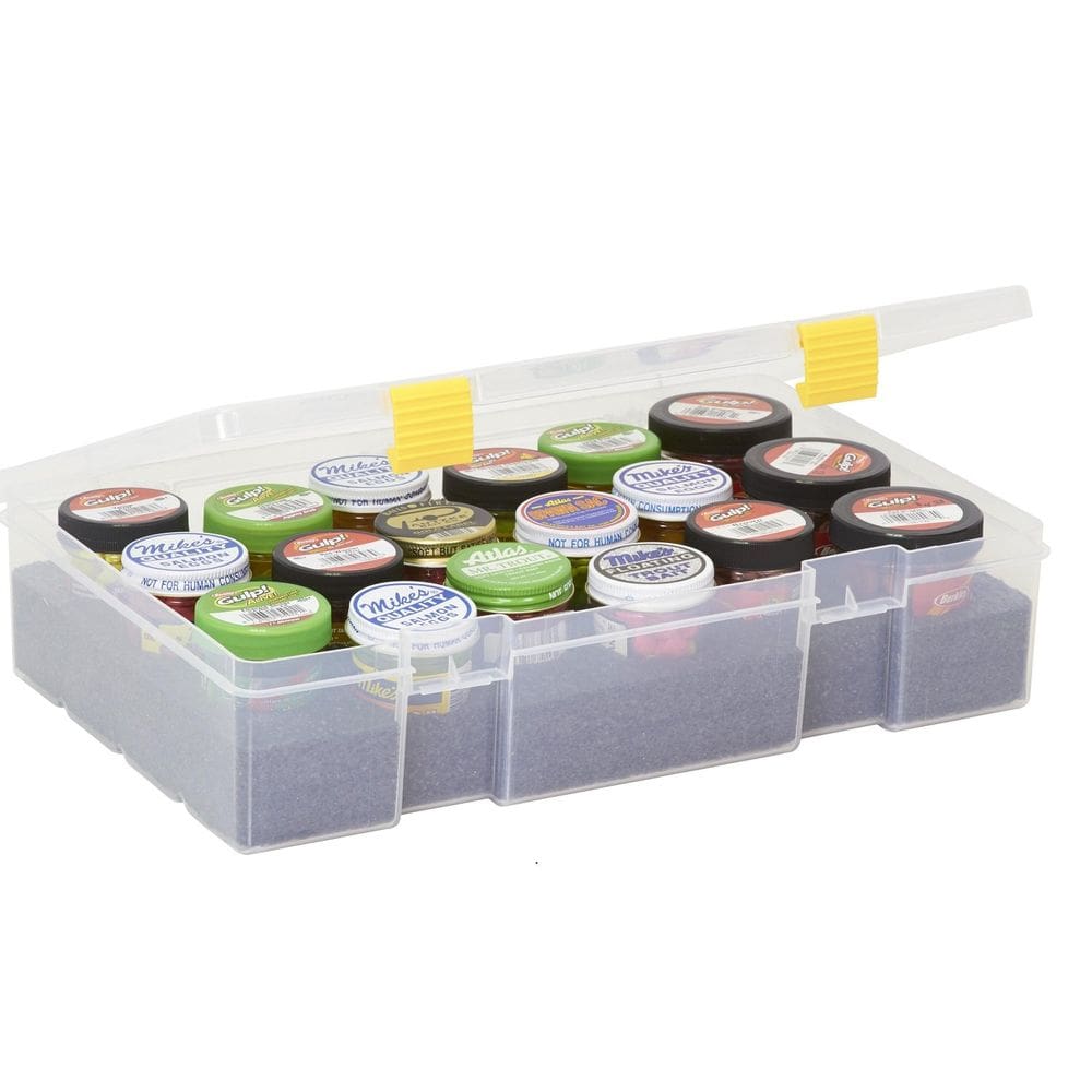 Fishing Storage Plano Bait Stowaway Jar Clear para 18 potes
