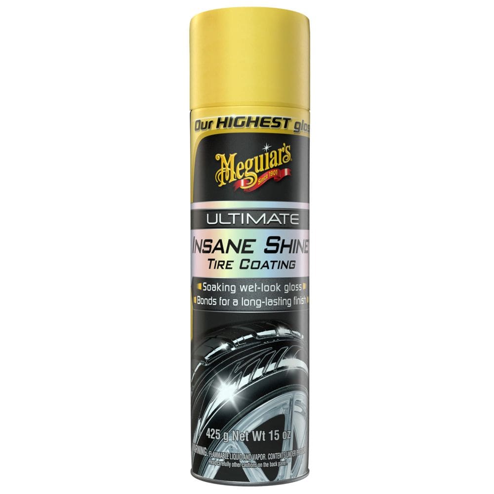 Revestimento de pneus: lata de aerossol Meguiar`s Ultimate Insane Shine de 450 ml