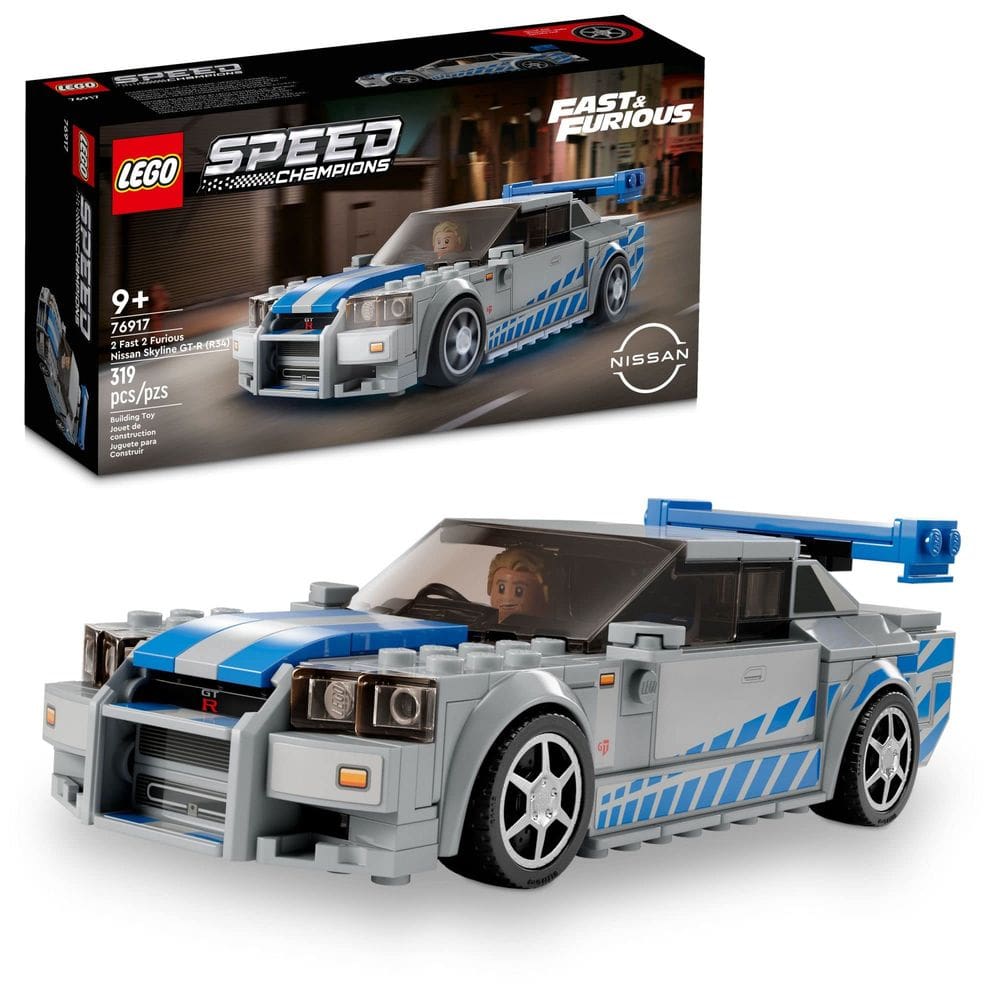 Kit de construção LEGO Speed Champions 2 Fast 2 Furious Nissan