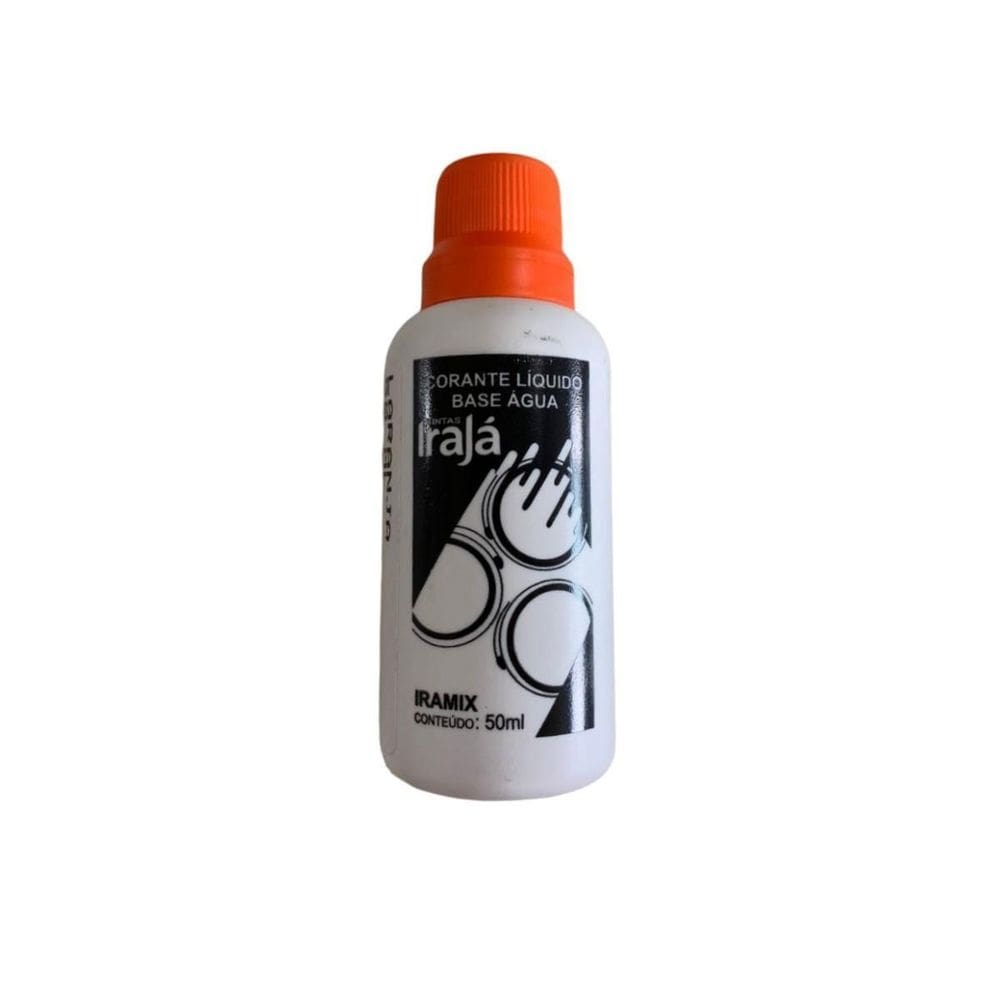 Pigmento Corante Líquido Bisnaga Tinta 50Ml Laranja Irajá