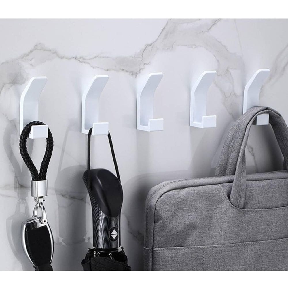 Kit 10 Gancho Suporte Pendurar Pano Toalha Em Cozinha Quarto