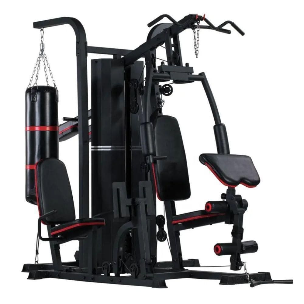 Estação Multifuncional De Musculação 4 Frentes Preto Bonafit