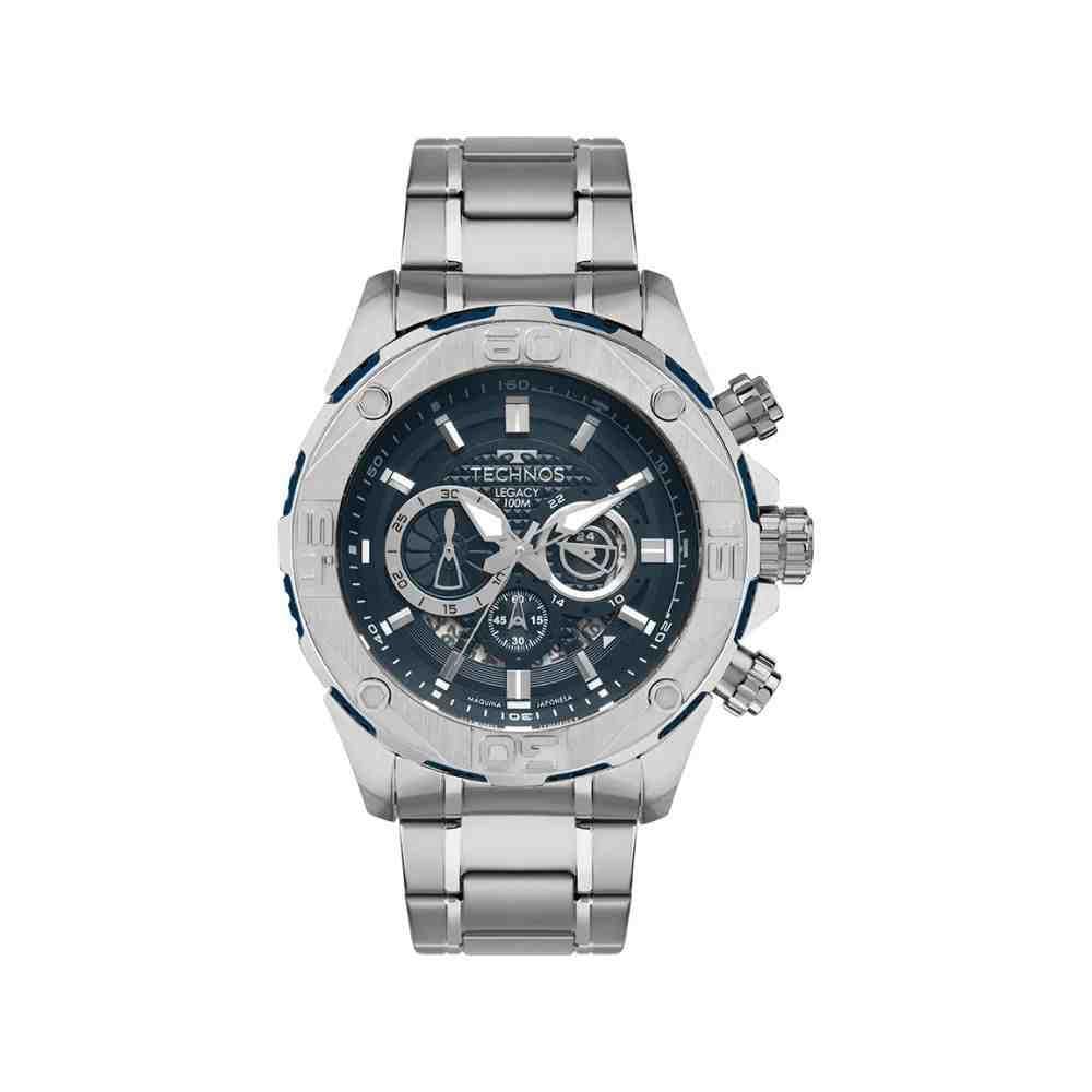 Relógio Technos Legacy Prata Masculino Js25Bbz/1A