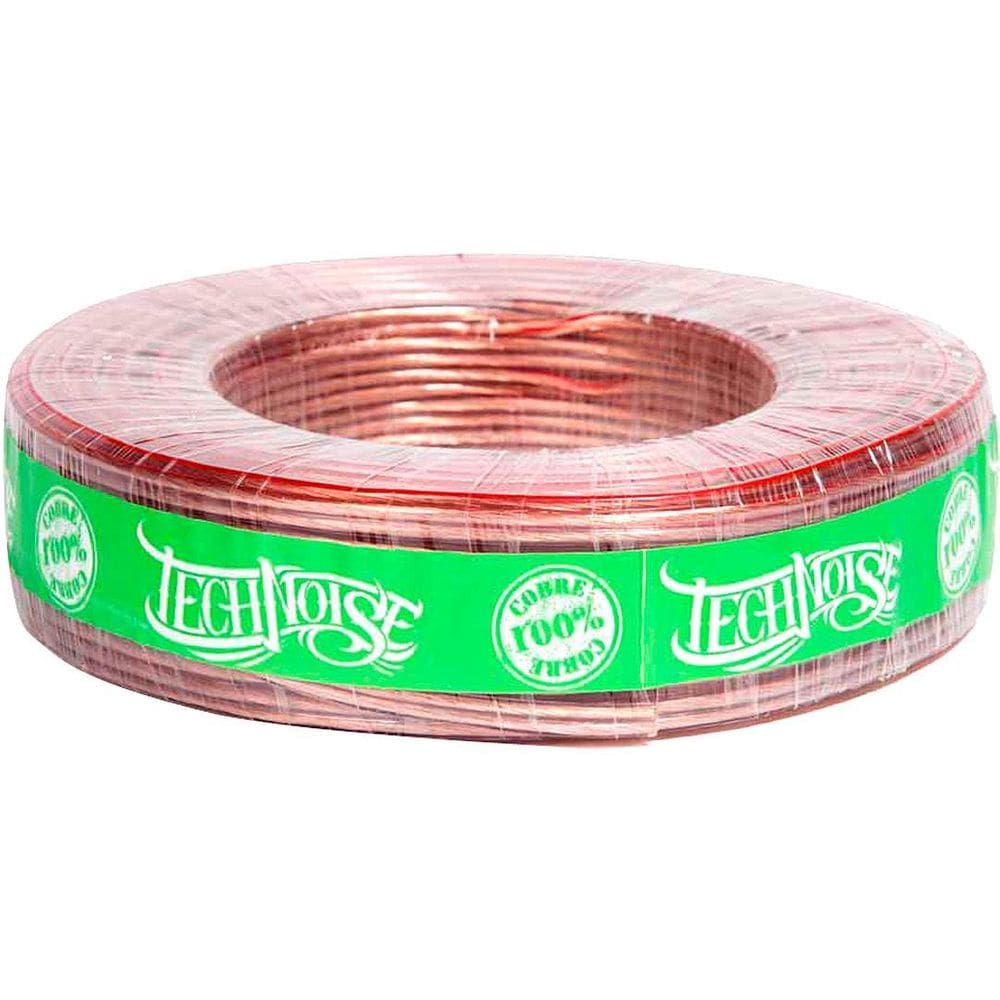 Fio 2X4 Technoise 100% Cobre 50M Cabo Alto Falante