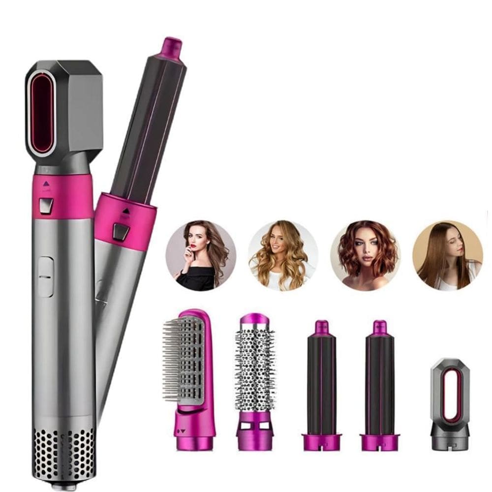 Escova Modeladora 5 Em 1 - Secador E Alisador Cabelos 220V