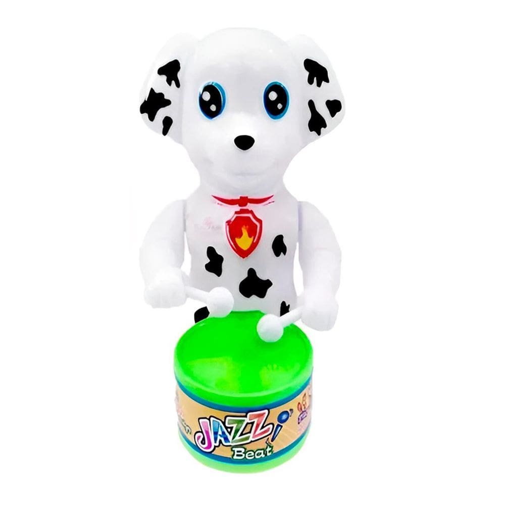 Brinquedo Amiguinho Cachorrinho Baterista Diversão