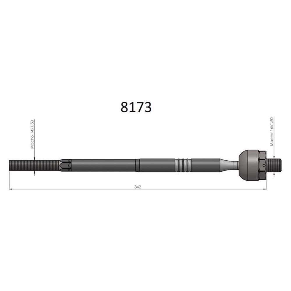 Barra Axial Pajero Tr4 2011 Em Diante