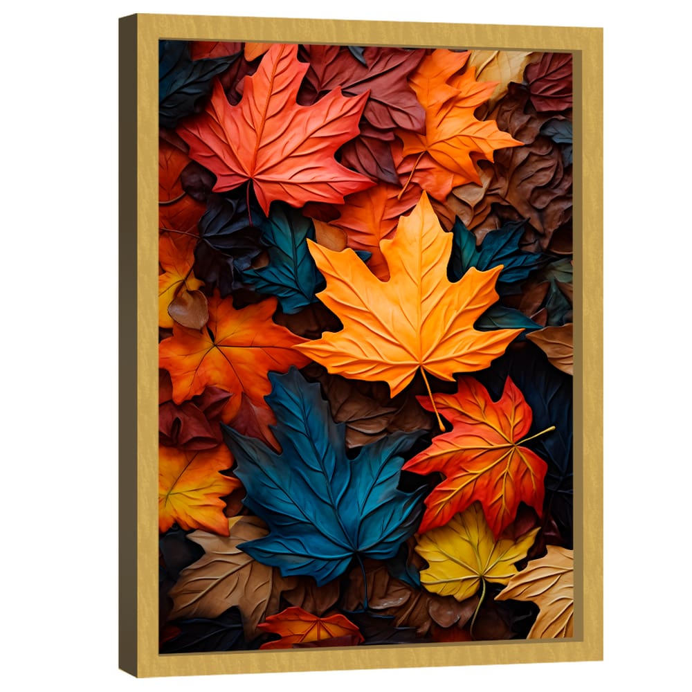 Quadro Decorativo Folhas de Outono