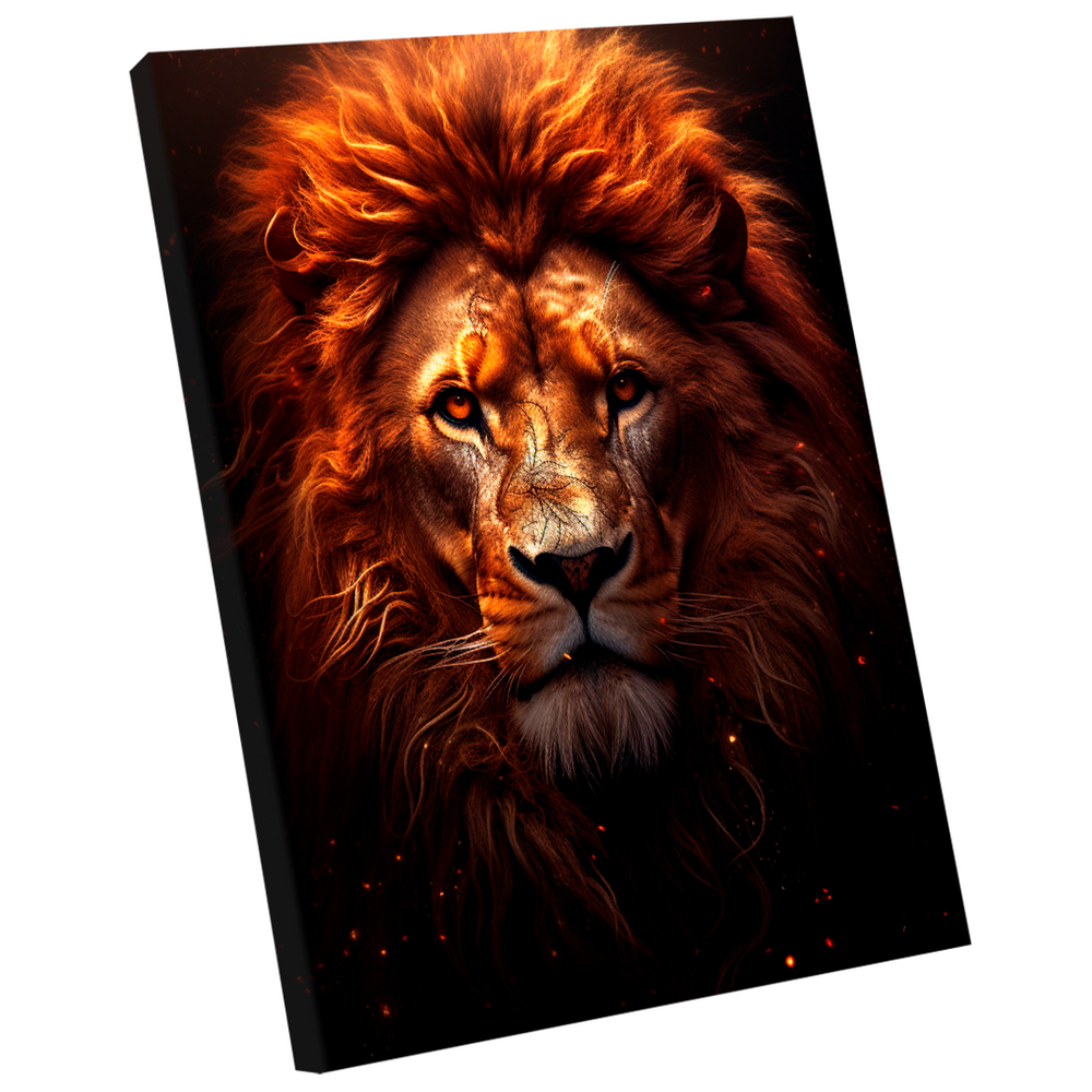 Quadro Decorativo Leão-do-Atlas