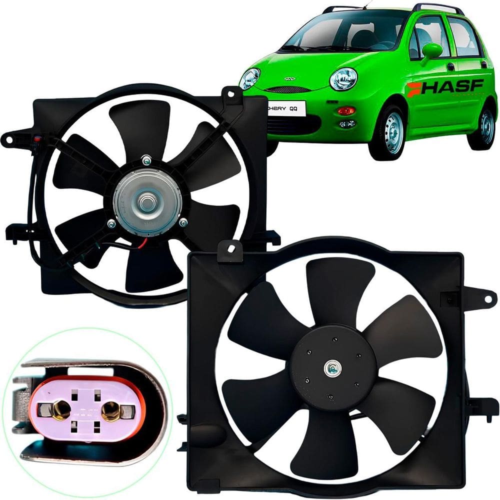 Ventoinha Radiador Chery 1.1 Defletor