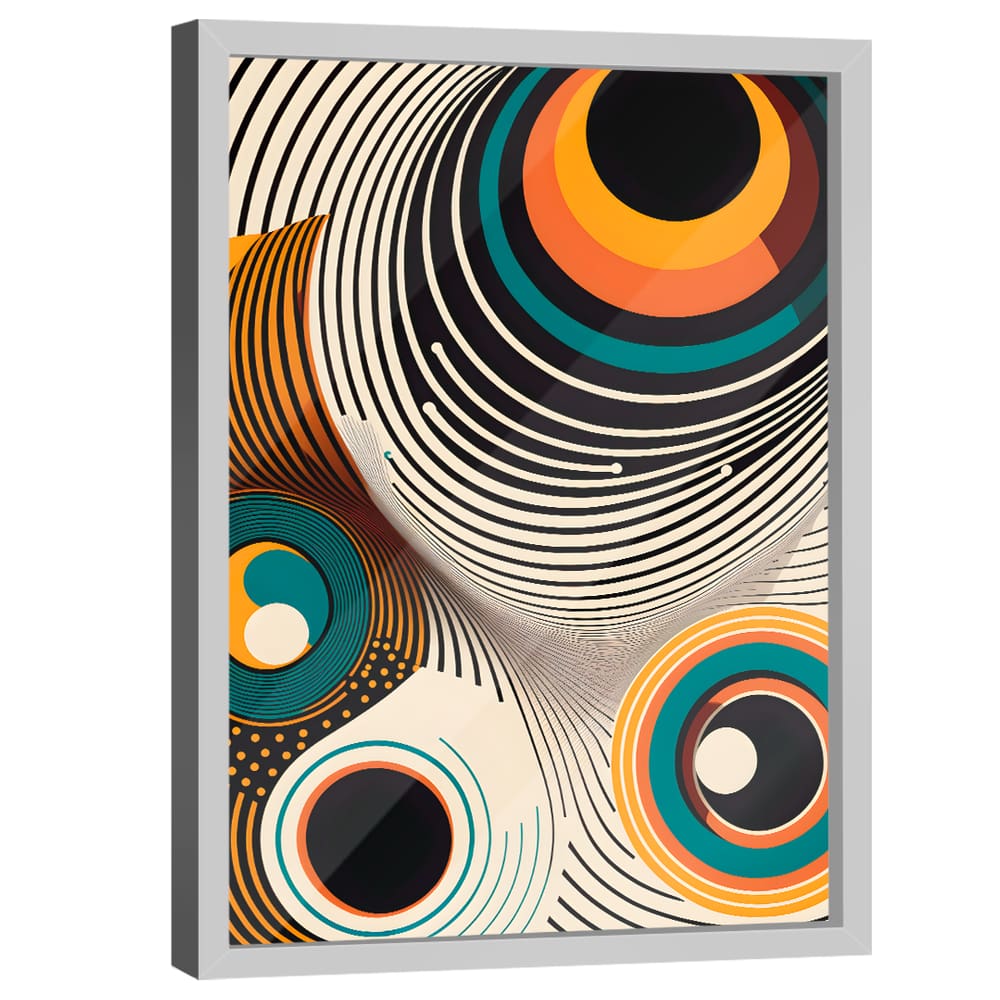 Quadro Decorativo Abstrato 3D Formas