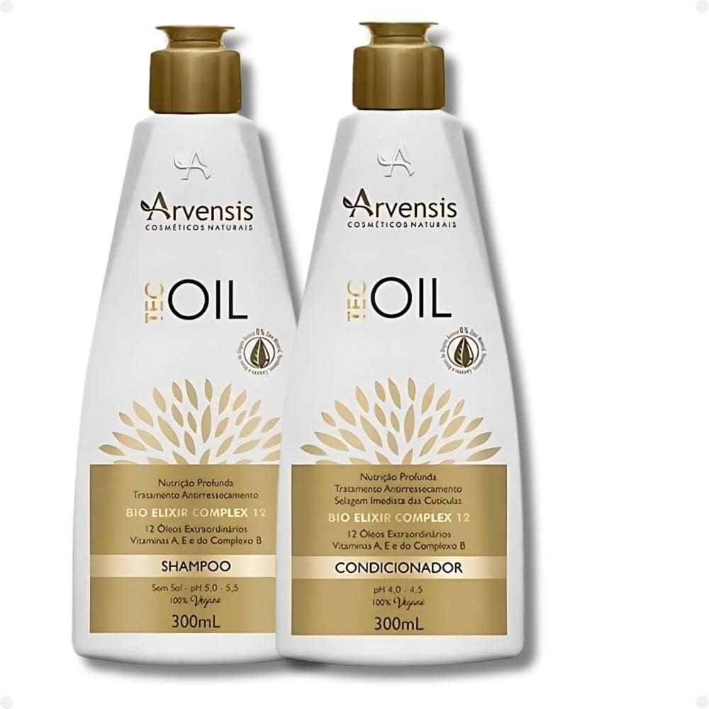 Kit Arvensis Tec Oil: Shampoo e Condicionador 300ml