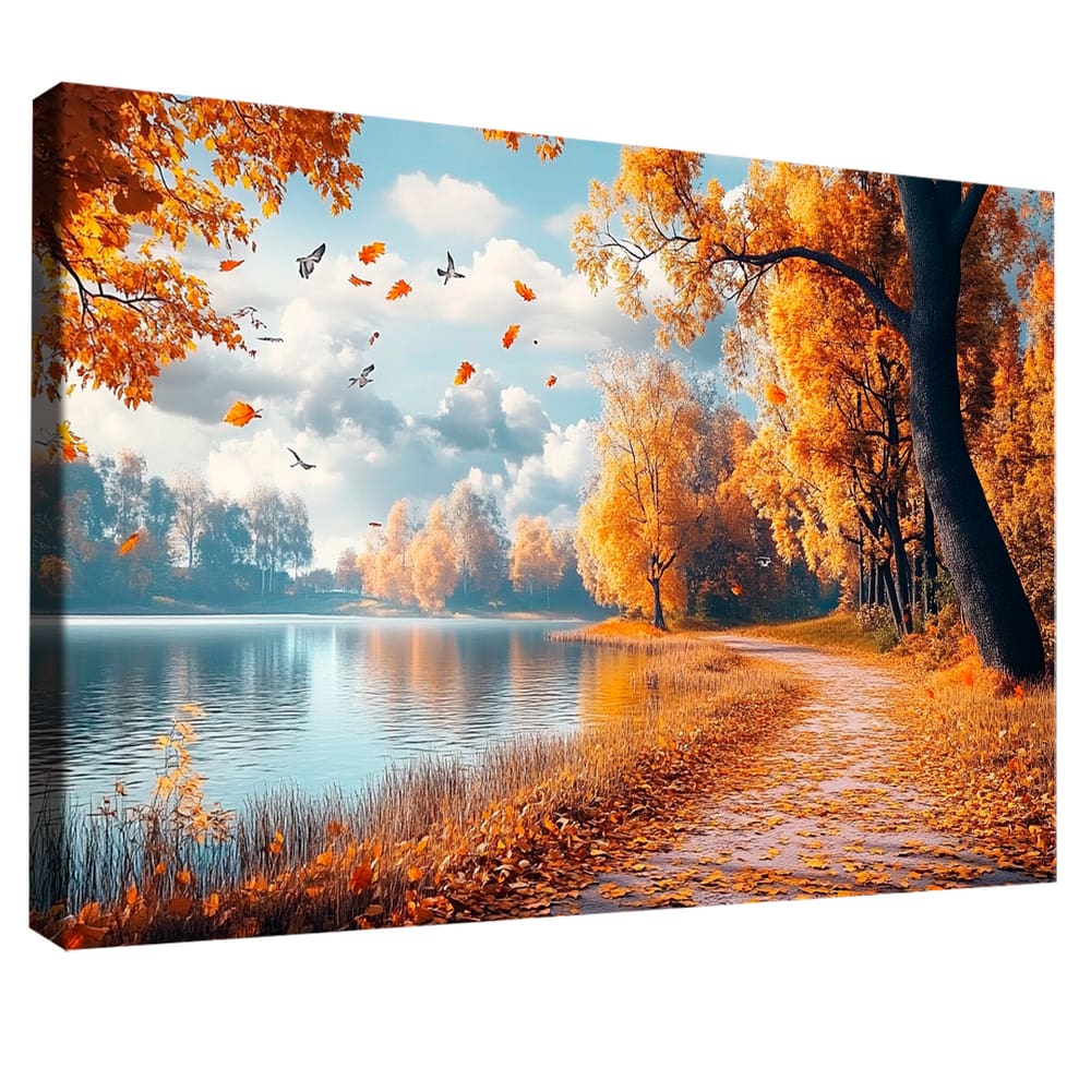 Quadro Decorativo Paisagem de Outono Cênica