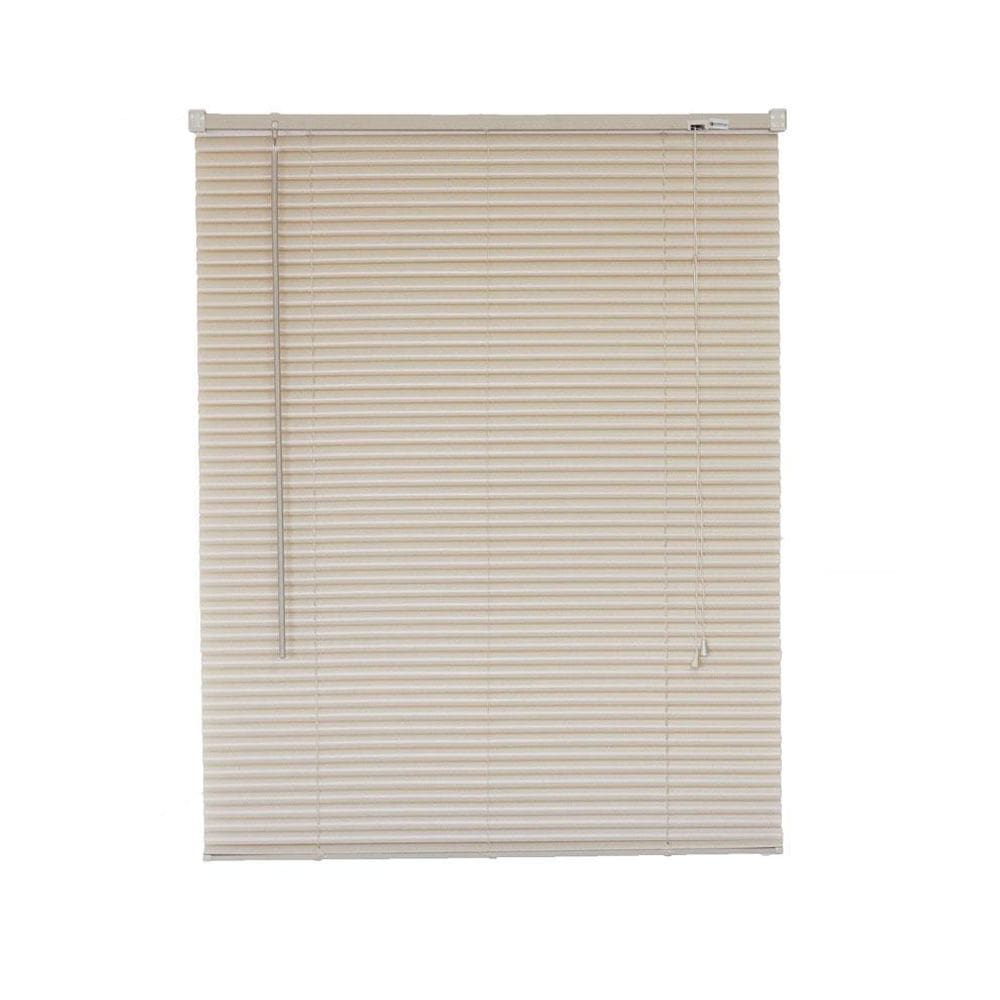 Persiana Horizontal Pvc Bege 100  L  X 160  A  Cortina