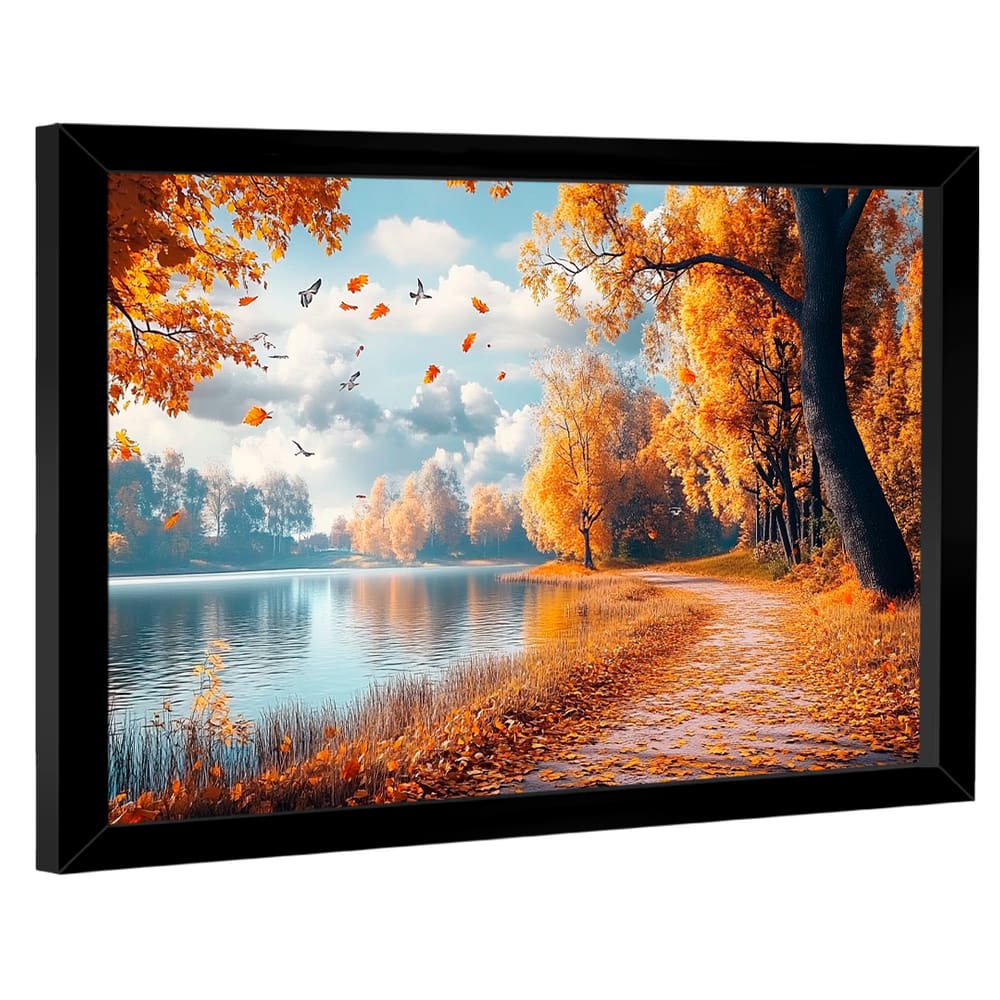 Quadro Decorativo Paisagem de Outono Cênica