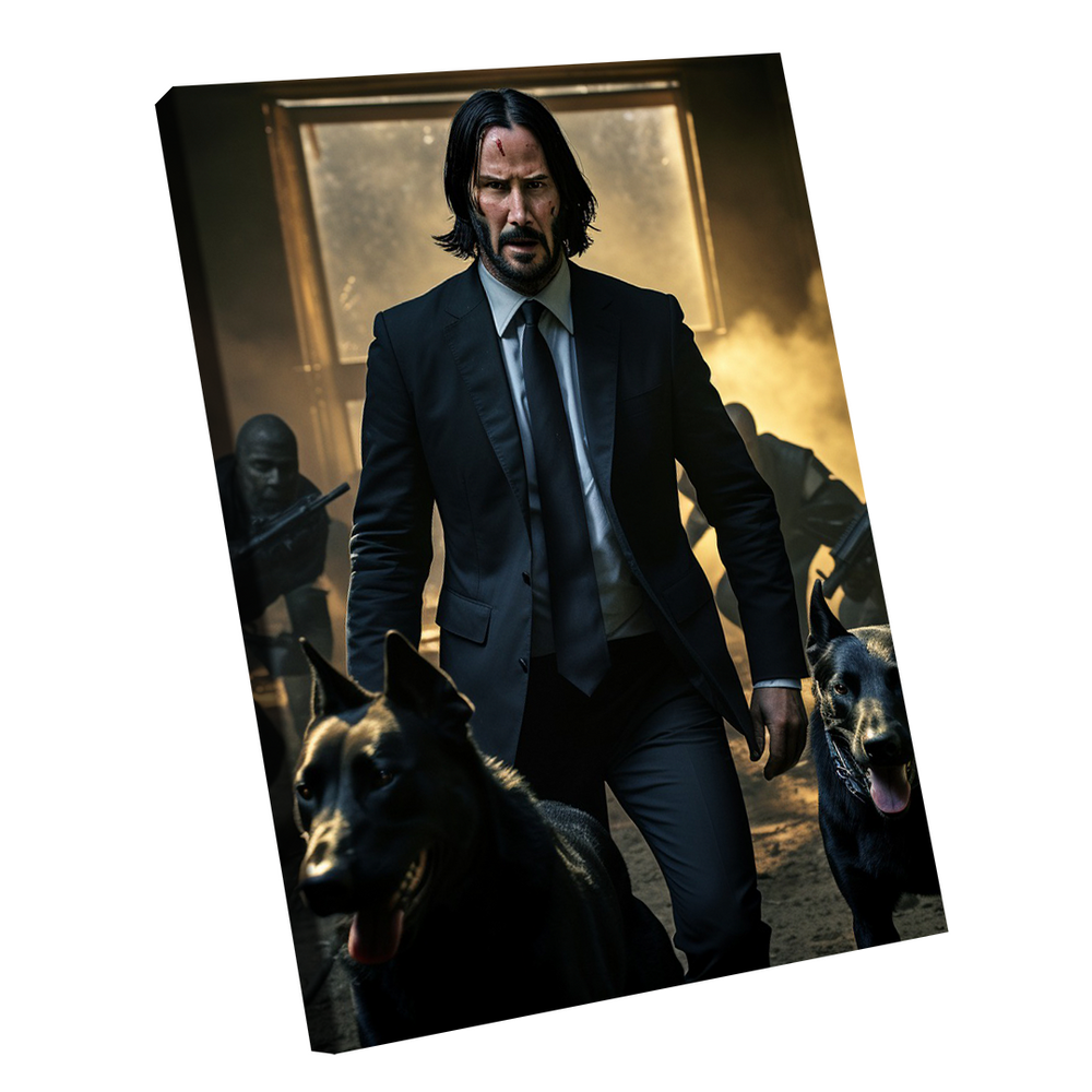 Quadro John Wick Dogs