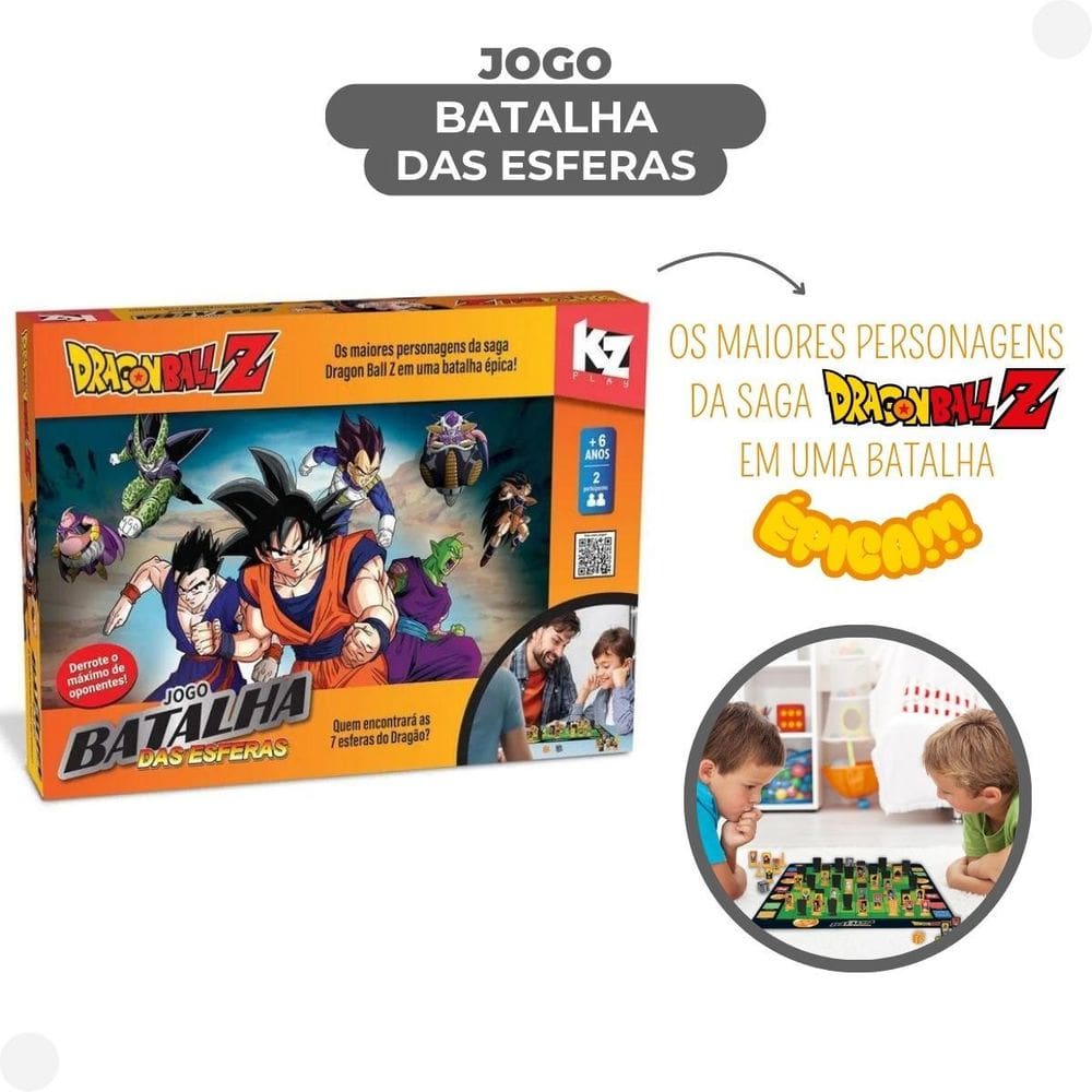 Jogo De Tabuleiro Batalha Das Dragon Ballz 1265 Elka