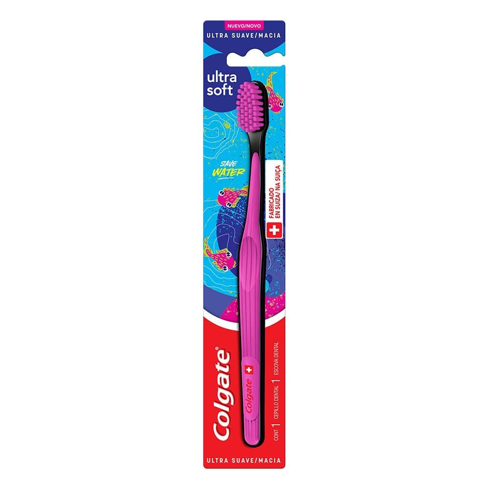 Escova Dental Colgate Ultra Soft Macia Cores diversas 1 Unidade
