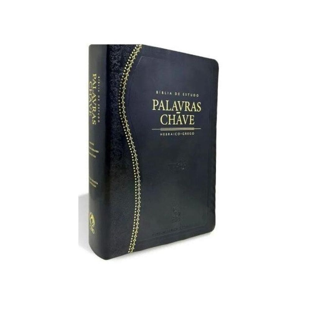 Bíblia De Estudo Palavras-Chave - Clássica - Luxo - Preta