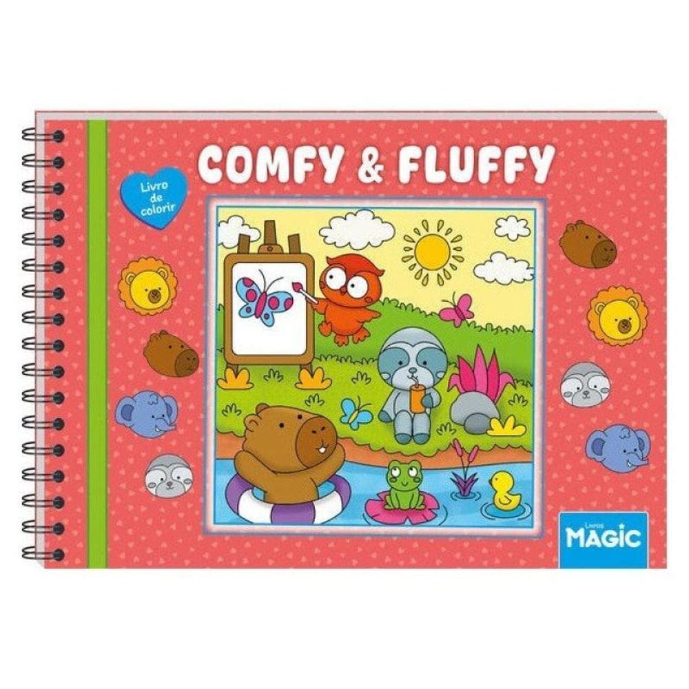 Comfy And Fluffy Red - Livro De Colorir