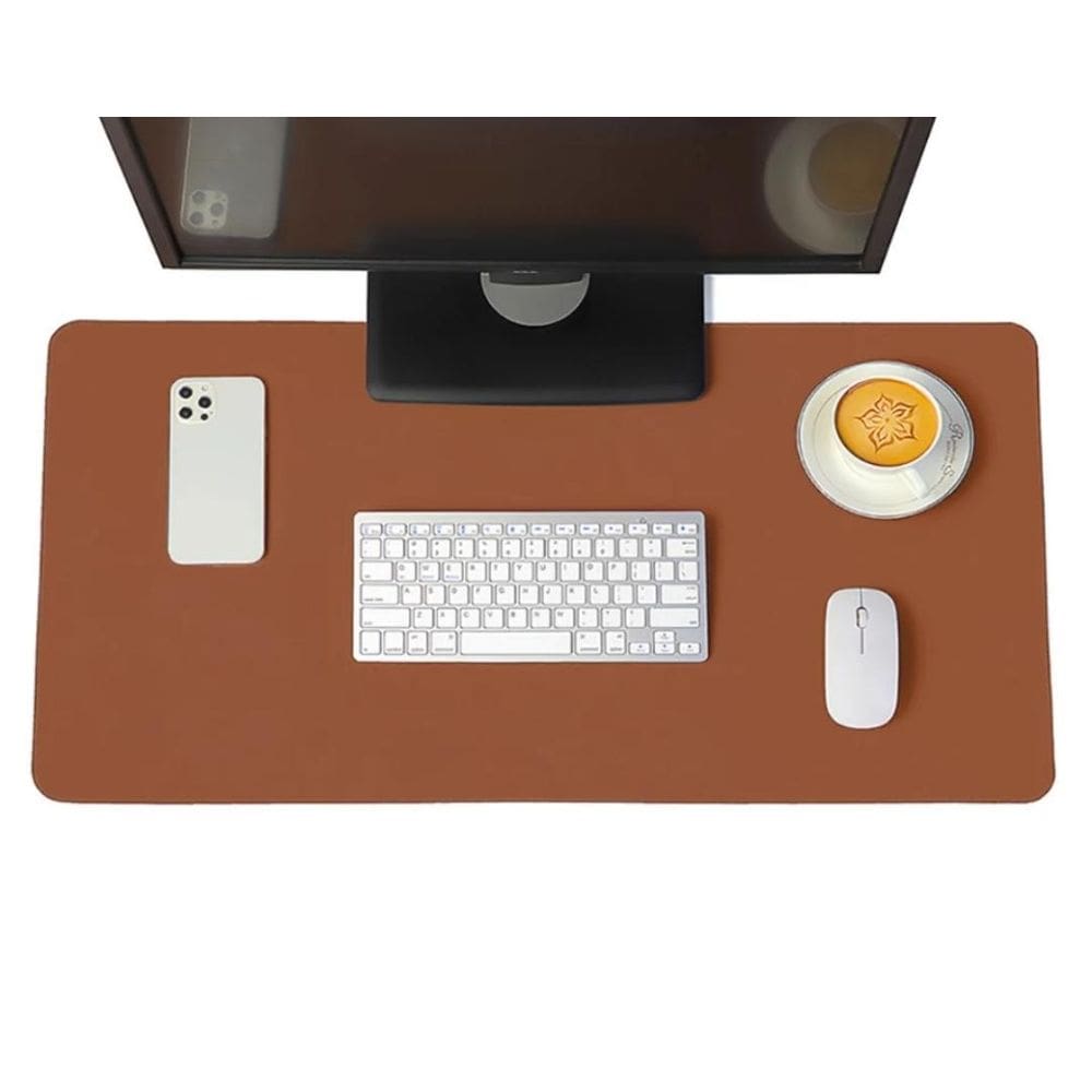 Kit 10 Mouse Pad Grande 100X48 Antiderrapante Marrom Castor