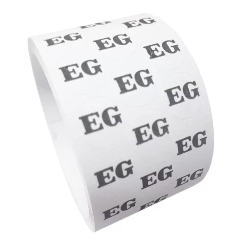 Etiqueta Adesiva Tamanho Eg 1,3 Cm Para Identificação Roupas