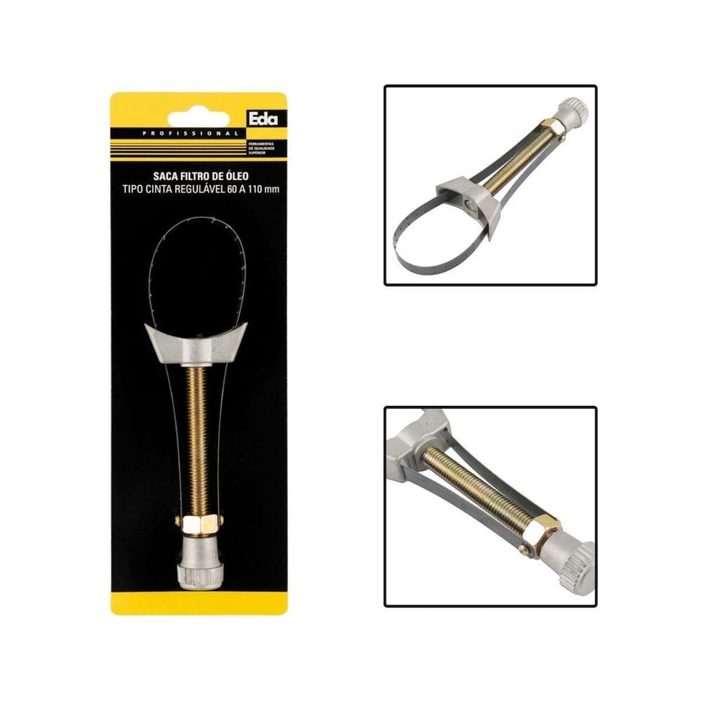 Chave Saca Filtro De Óleo Tipo Cinta Regulável 60 A 100Mm