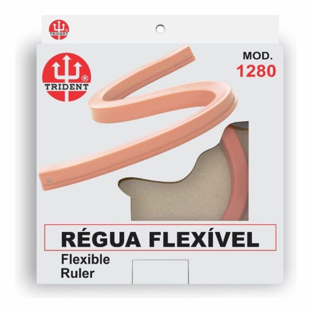 Regua Flexivel 80Cm Sem Escala - 1280