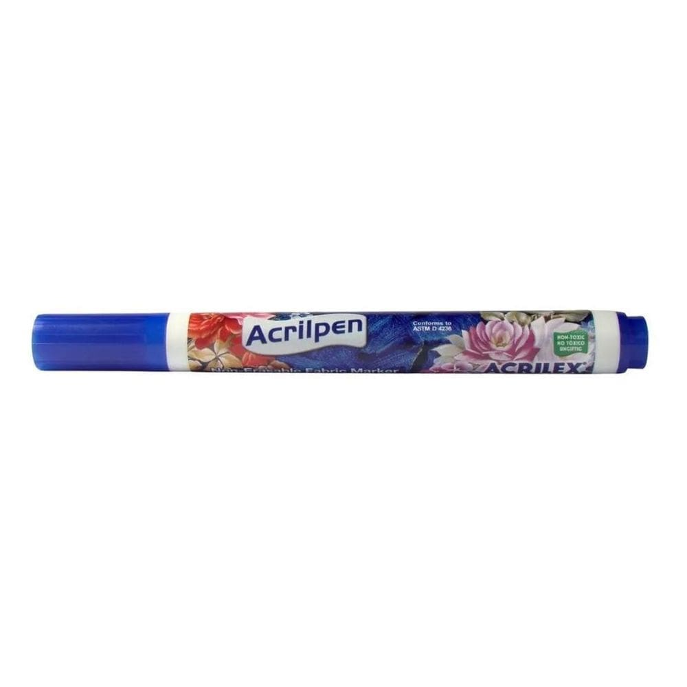 Caneta Marcador Permanente Para Tecidos Acrilpen - Cores Cor