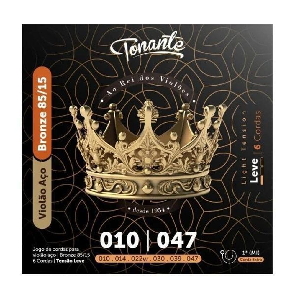 Encord. 010 Aço Bronze 85 15 Tonante Violão