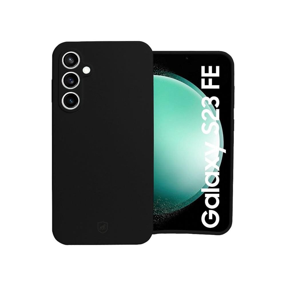 Capa para Samsung Galaxy S23 FE - Silicon Premium Preta - Gshield