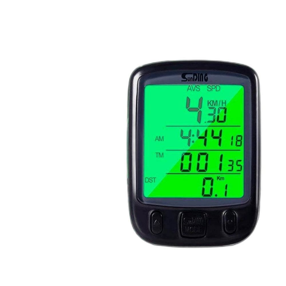 Ciclocomputador Bicicleta Funções De Velocidade E Luz Led