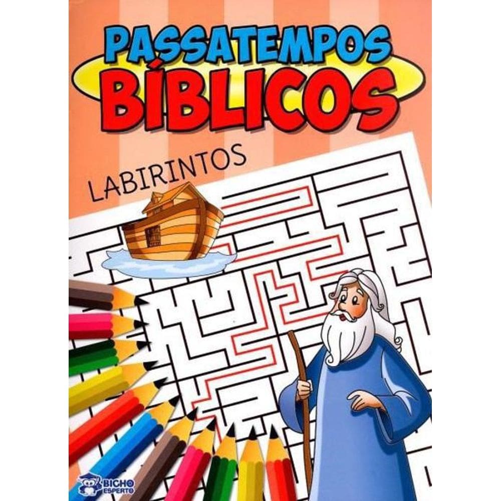 Livro Passatempos Bíblicos - Labirintos
