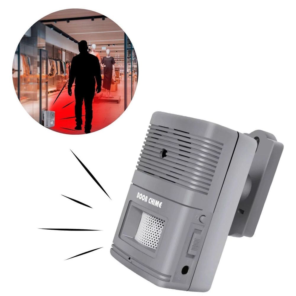 Sensor De Presença Com Alarme 5 Metros De Alcance Entrada