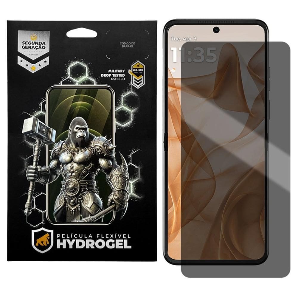 Película para Motorola Moto Razr 50 5G - Privacidade Hydrogel - Gshield
