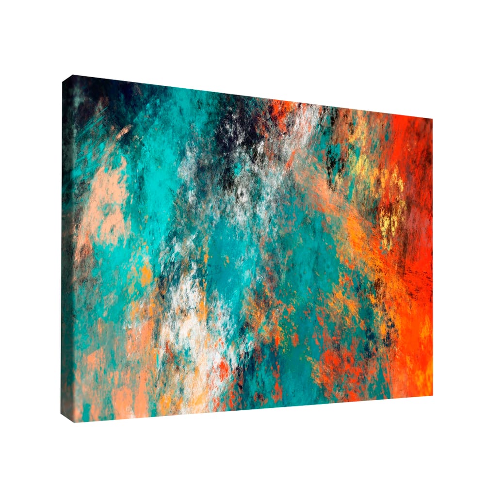 Quadro Nuvens Abstratas Coloridas